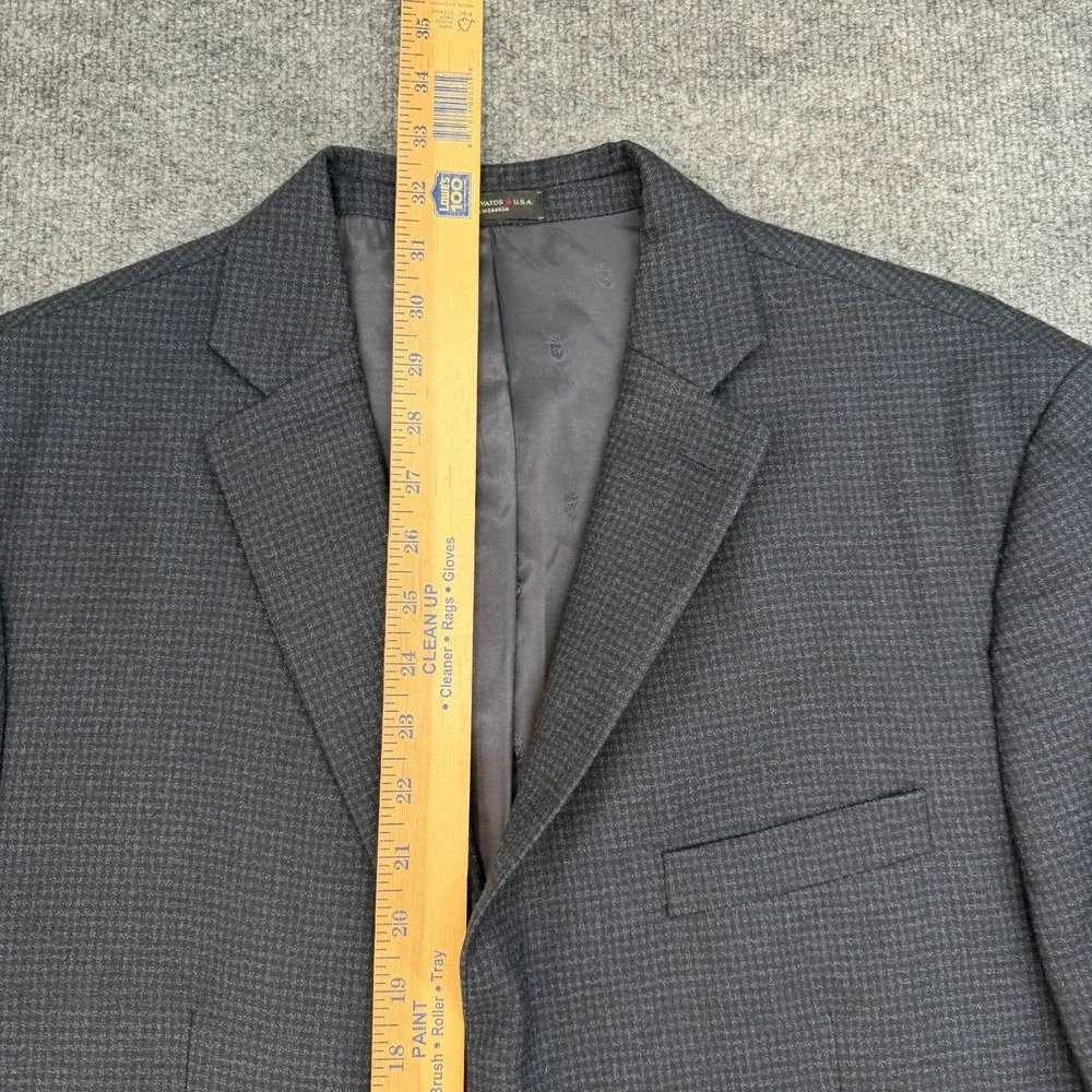 John Varvatos Blazer Mens 48R Made In Italy 100% Wool Jacket Tag 48R